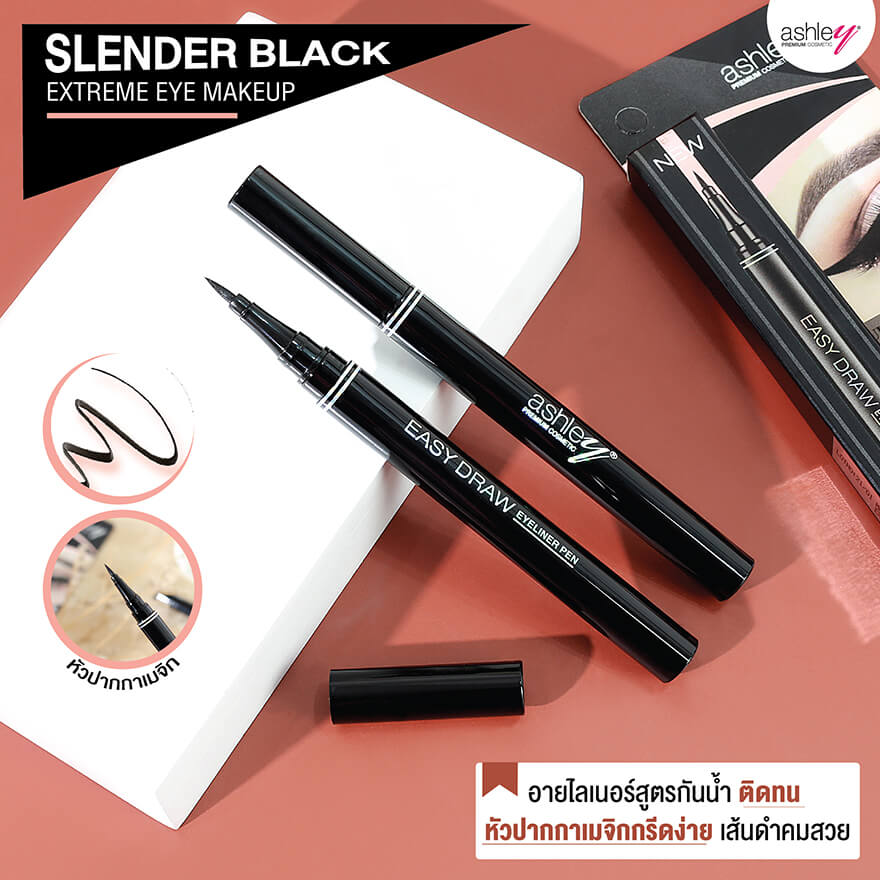 Ashley Two Step Mascara A188,Mascara,Ashley ,มาคร่า,Skinny Eyebrow Pencil,Ashley Highlight Blush Bronze Palette,Ashley Double Eyes No.01 Size S A-336-01 