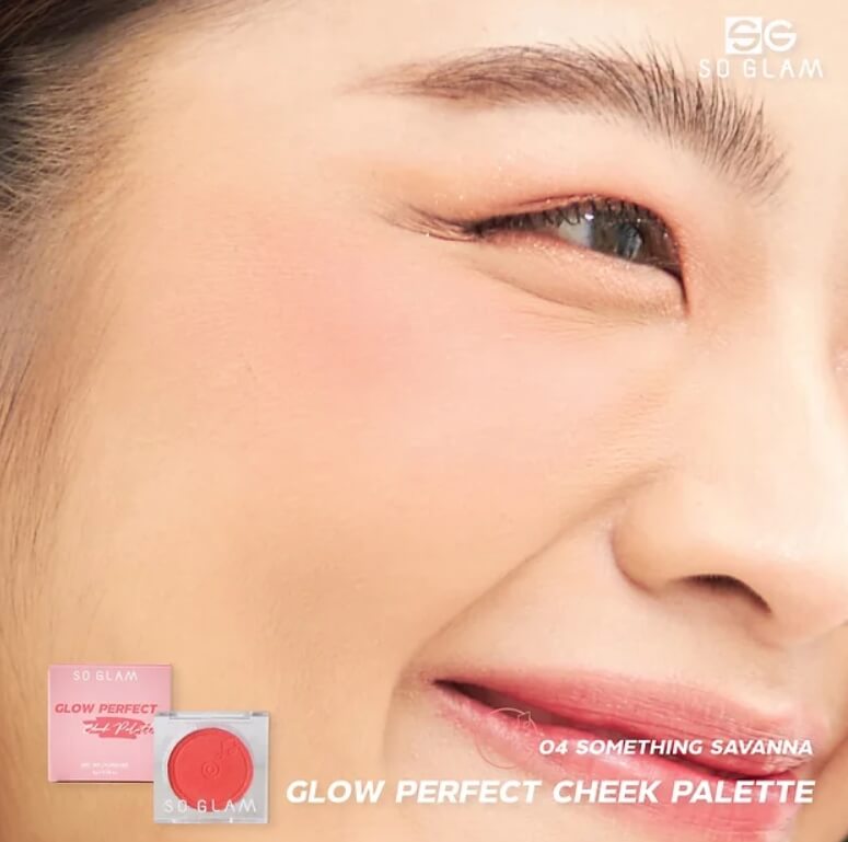 So Glam,So Glam Glow Perfect Cheek Palette,Glow Perfect Cheek Palette, บลัชออนเนื้อ ครีมโมจิ,บลัชเนื้อครีม,บลัชออน